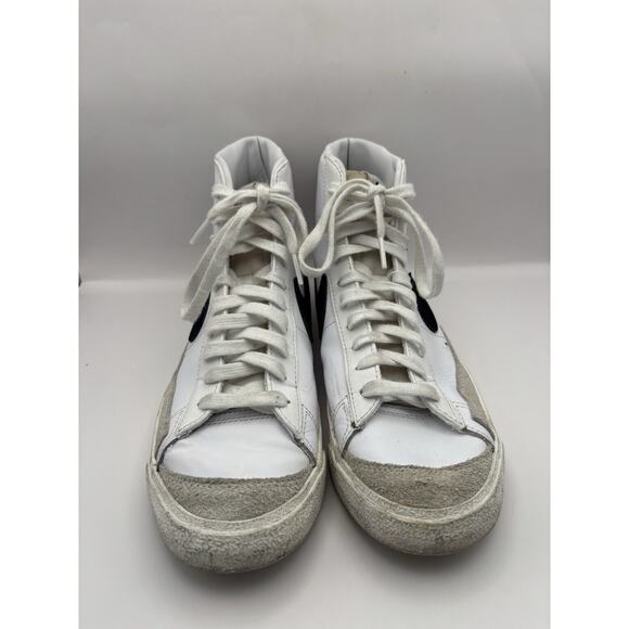 Nike Blazer Mid ‘77 Vintage White And Black Sneakers Men Size 8.5 main image 6